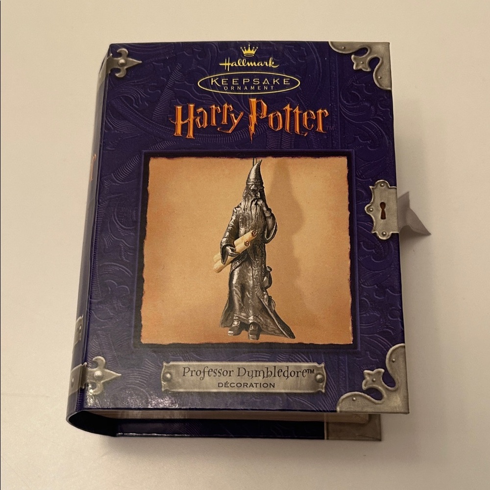 NEW NIB Hallmark Keepsake Ornament Harry Potter Dumbledore Vintage 2000